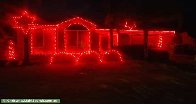 Christmas Light display at 45 Bateson Heights, Clarkson