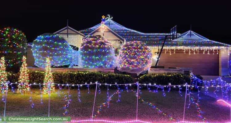 Christmas Light display at  Kanji Loop, Atwell