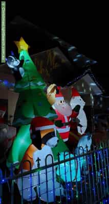 Christmas Light display at 29 Stoke Heath Way, Caroline Springs