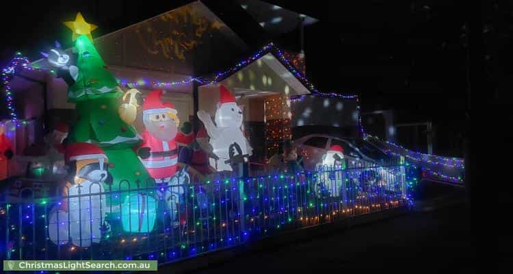 Christmas Light display at 29 Stoke Heath Way, Caroline Springs