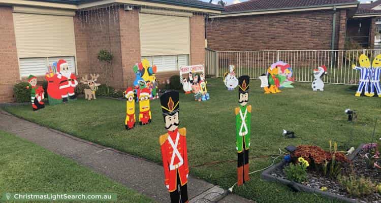 Christmas Light display at 3 Shelley Place, Wetherill Park