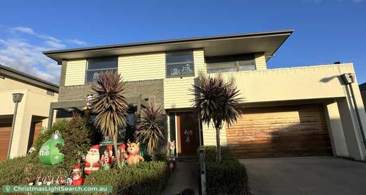 Christmas Light display at 6 Sabina Park Drive, Mulgrave