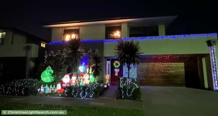 Christmas Light display at 6 Sabina Park Drive, Mulgrave