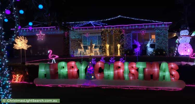 Christmas Light display at 60 Prospect Street, Parkinson
