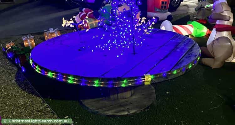 Christmas Light display at 13 Beachport Road, Seaford Rise