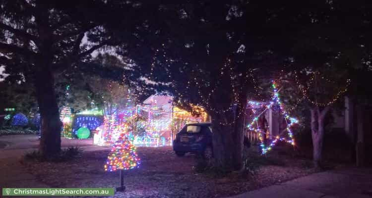 Christmas Light display at  Beela Place, Ngunnawal