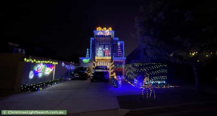 Christmas Light display at 18 Parukala Street, Flinders Park