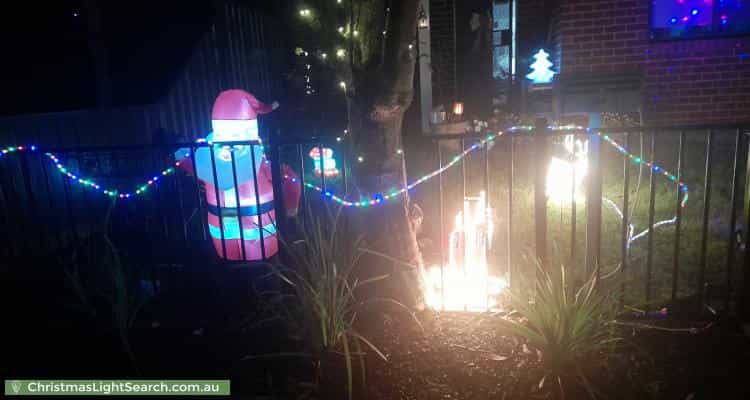 Christmas Light display at 1 Sienna Court, Rowville