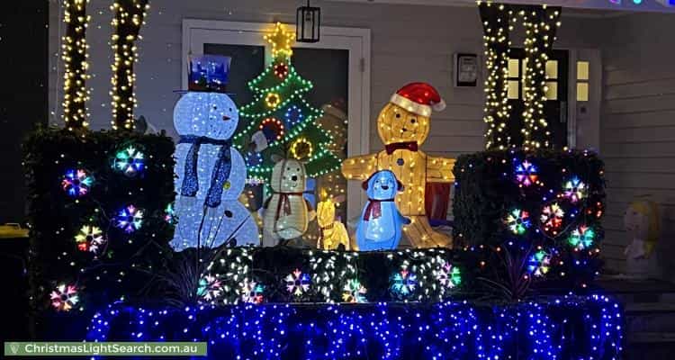 Christmas Light display at 43 Pendle Street, Box Hill