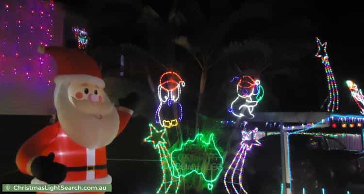 Christmas Light display at 48 Redford Street, Kingston