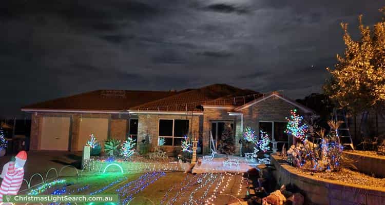 Christmas Light display at 5 Keane Court, Evanston Park