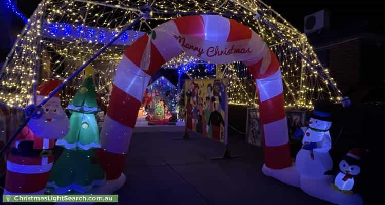 Christmas Light display at 32 Windella Crescent, Glen Waverley