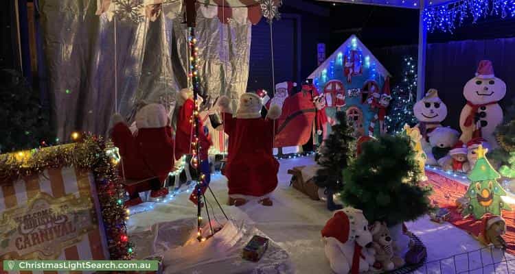 Christmas Light display at 32 Windella Crescent, Glen Waverley