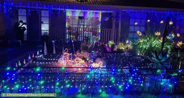 Christmas Light display at 7 Cahill Drive, Brookfield