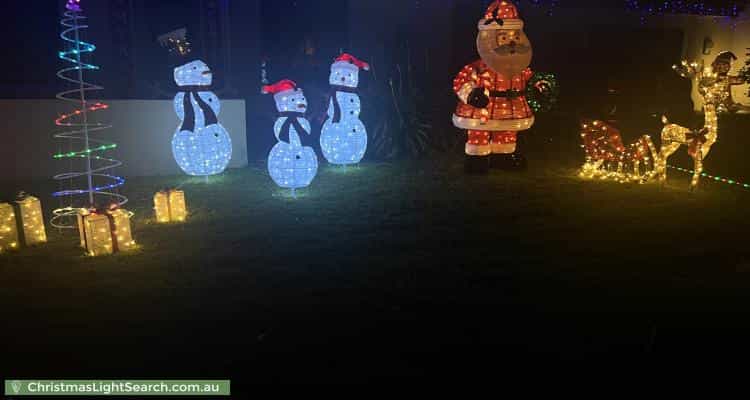 Christmas Light display at 14 Curtin Avenue, Saint Agnes
