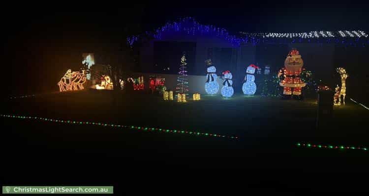 Christmas Light display at 14 Curtin Avenue, Saint Agnes