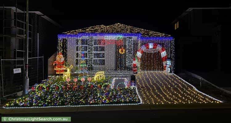 Christmas Light display at  Berridale Street, Gregory Hills