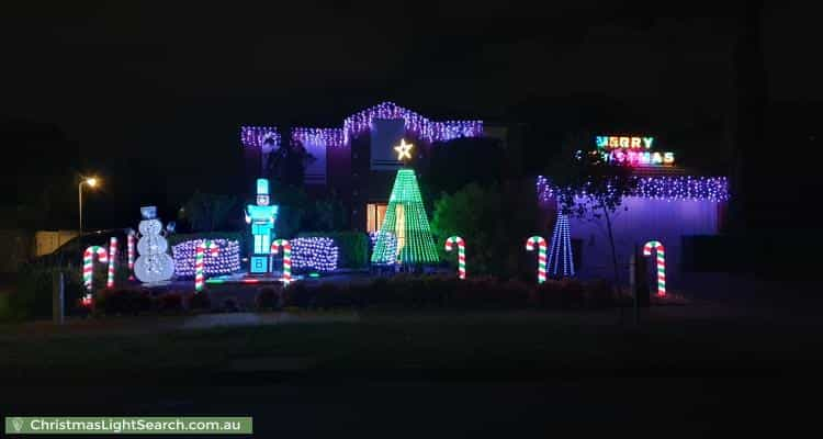 Christmas Light display at 91 Wilmington Avenue, Hoppers Crossing