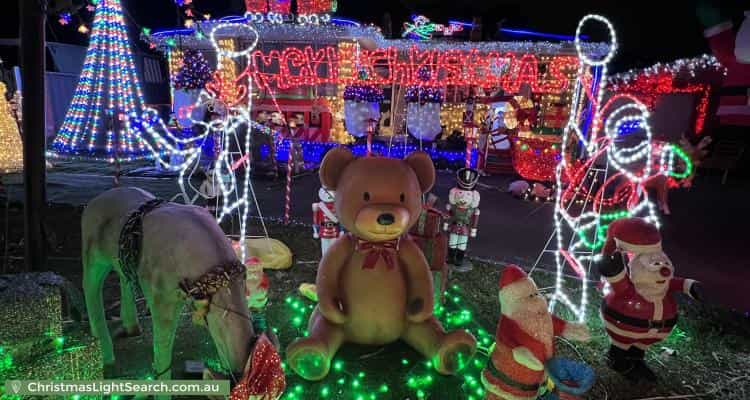 Christmas Light display at 9 Trezise Place, Quakers Hill