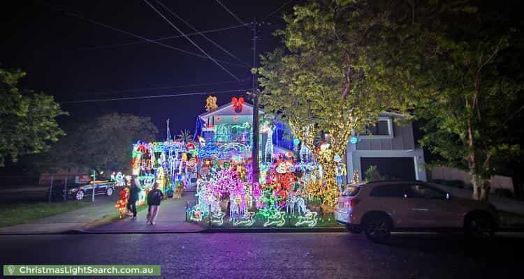 Christmas Light display at 10 Keeling Street, Coopers Plains