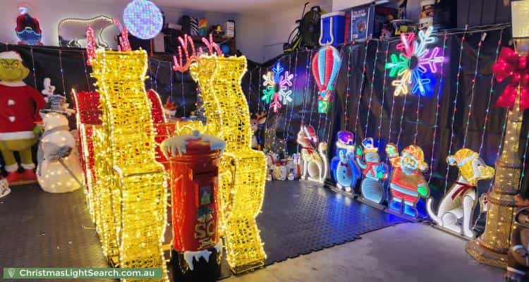 Christmas Light display at 10 Keeling Street, Coopers Plains