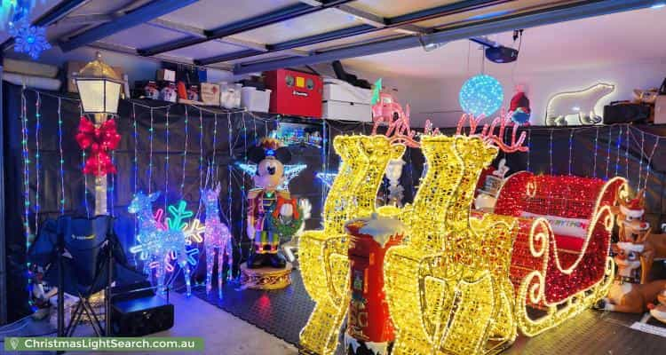 Christmas Light display at 10 Keeling Street, Coopers Plains