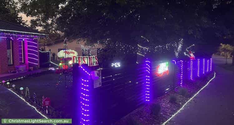 Christmas Light display at 389 Glenfern Road, Upwey