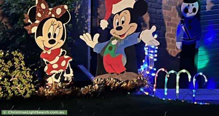 Christmas Light display at 52 Jull Parade, Ringwood North