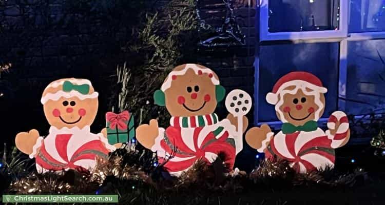 Christmas Light display at 52 Jull Parade, Ringwood North