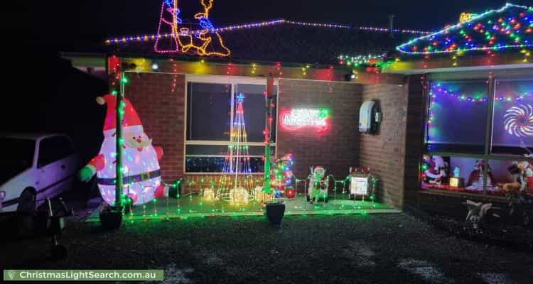 Christmas Light display at 2 Manning Boulevard, Darley