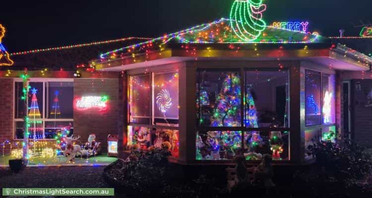 Christmas Light display at 2 Manning Boulevard, Darley