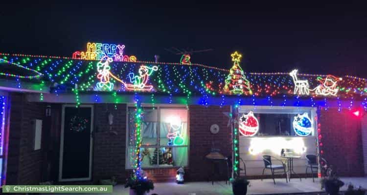 Christmas Light display at 2 Manning Boulevard, Darley