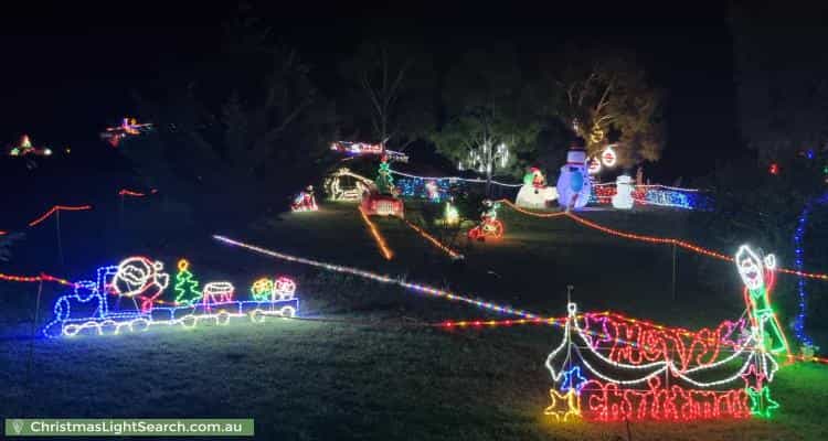 Christmas Light display at 2 Manning Boulevard, Darley