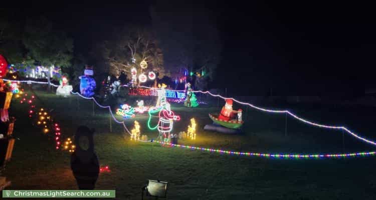 Christmas Light display at 2 Manning Boulevard, Darley