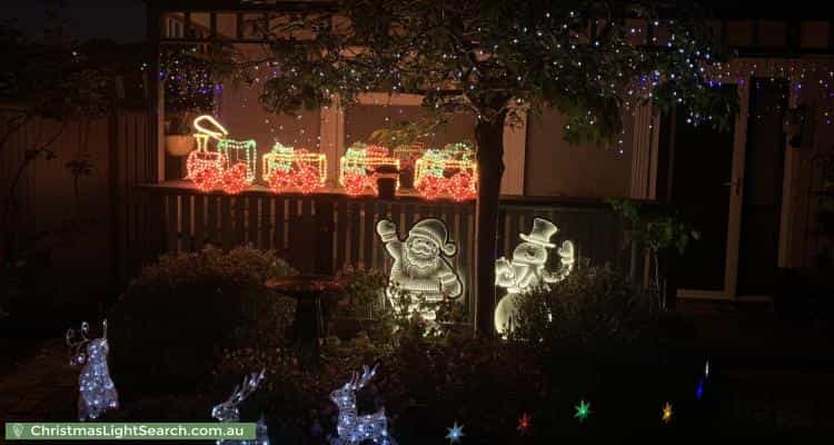 Christmas Light display at 1 Salisbury Street, Coburg