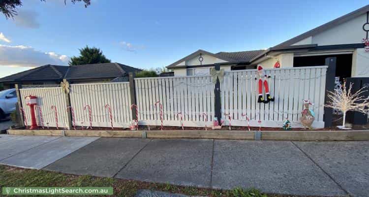 Christmas Light display at 57 Pia Drive, Rowville