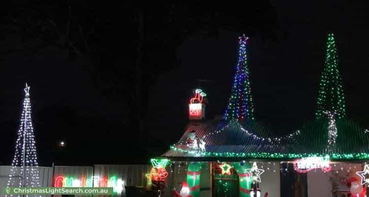 Christmas Light display at 2 Rowett Street, Kapunda