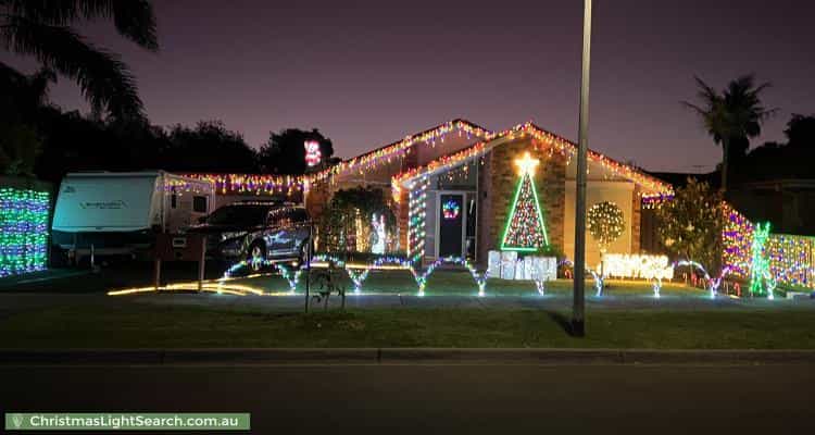Christmas Light display at 13 Pulford Crescent, Mill Park