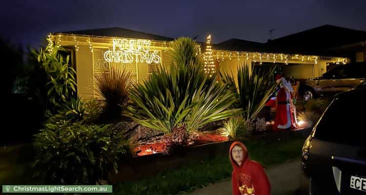 Christmas Light display at 93 Capital Drive, Thrumster