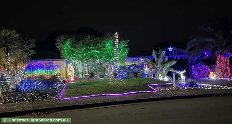 Christmas Light display at 11 Counihan Court, Trott Park