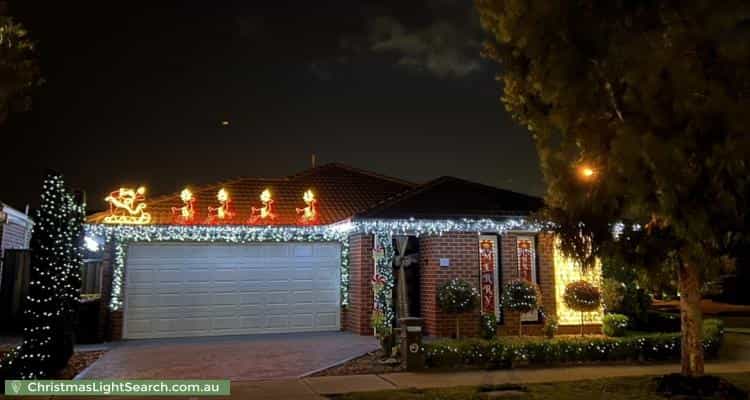 Christmas Light display at 47 Maracana Circuit,  Strathtulloh