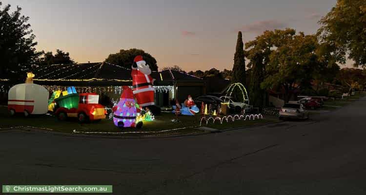 Christmas Light display at 19 Greythorne Court, Narre Warren