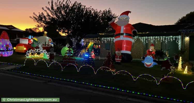 Christmas Light display at 19 Greythorne Court, Narre Warren
