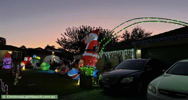 Christmas Light display at 19 Greythorne Court, Narre Warren