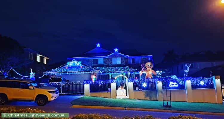 Christmas Light display at 3 Linwood Street, Carindale