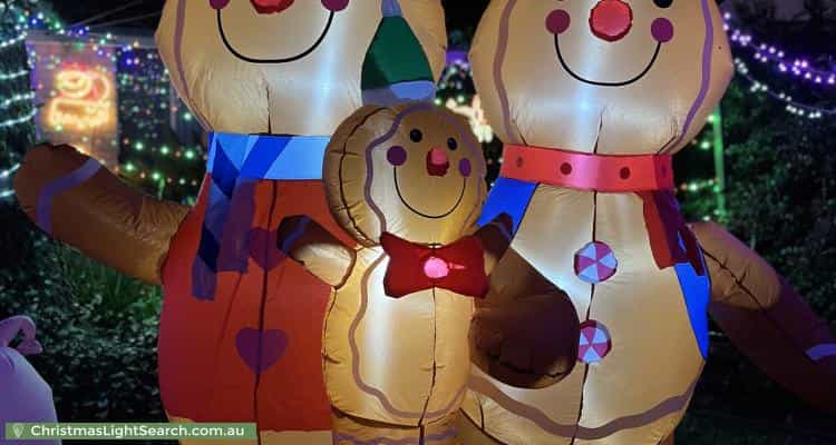 Christmas Light display at 4 Barnardo Close, Wahroonga