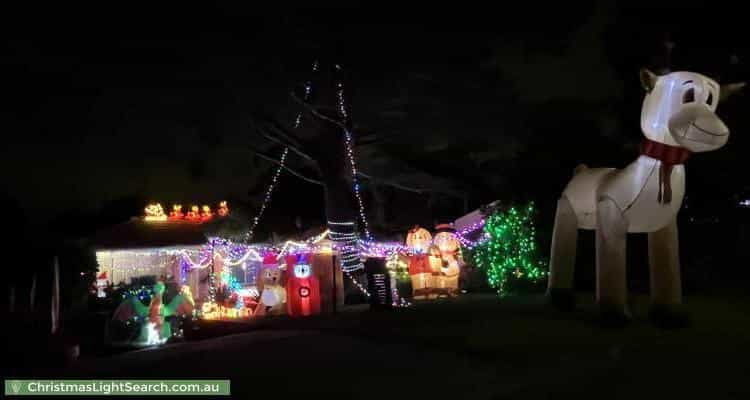 Christmas Light display at 4 Barnardo Close, Wahroonga