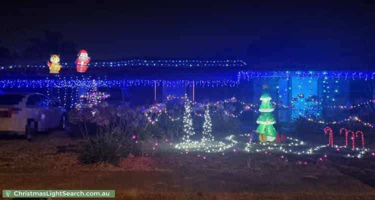 Christmas Light display at 12 Gabriella Drive, Paralowie