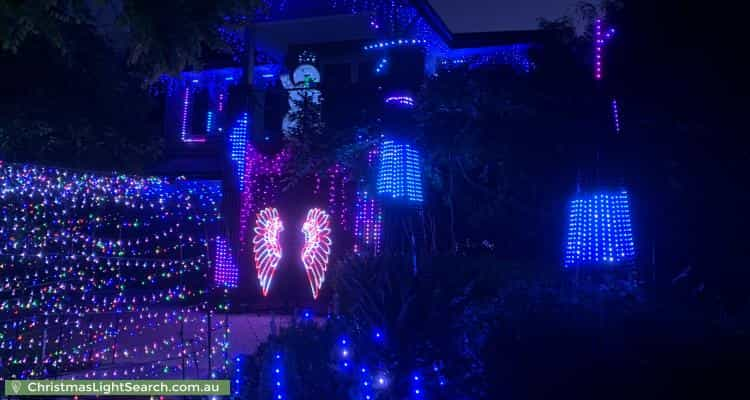 Christmas Light display at 39 Mascoma Street, Strathmore