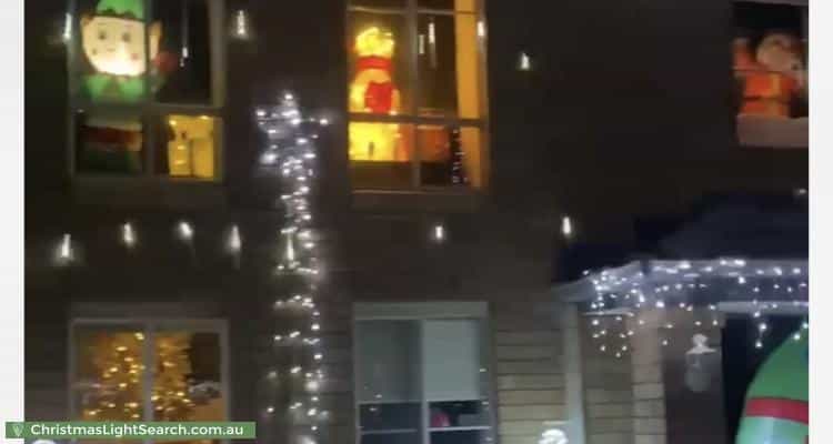 Christmas Light display at  Cardigan Crescent, Taylors Lakes